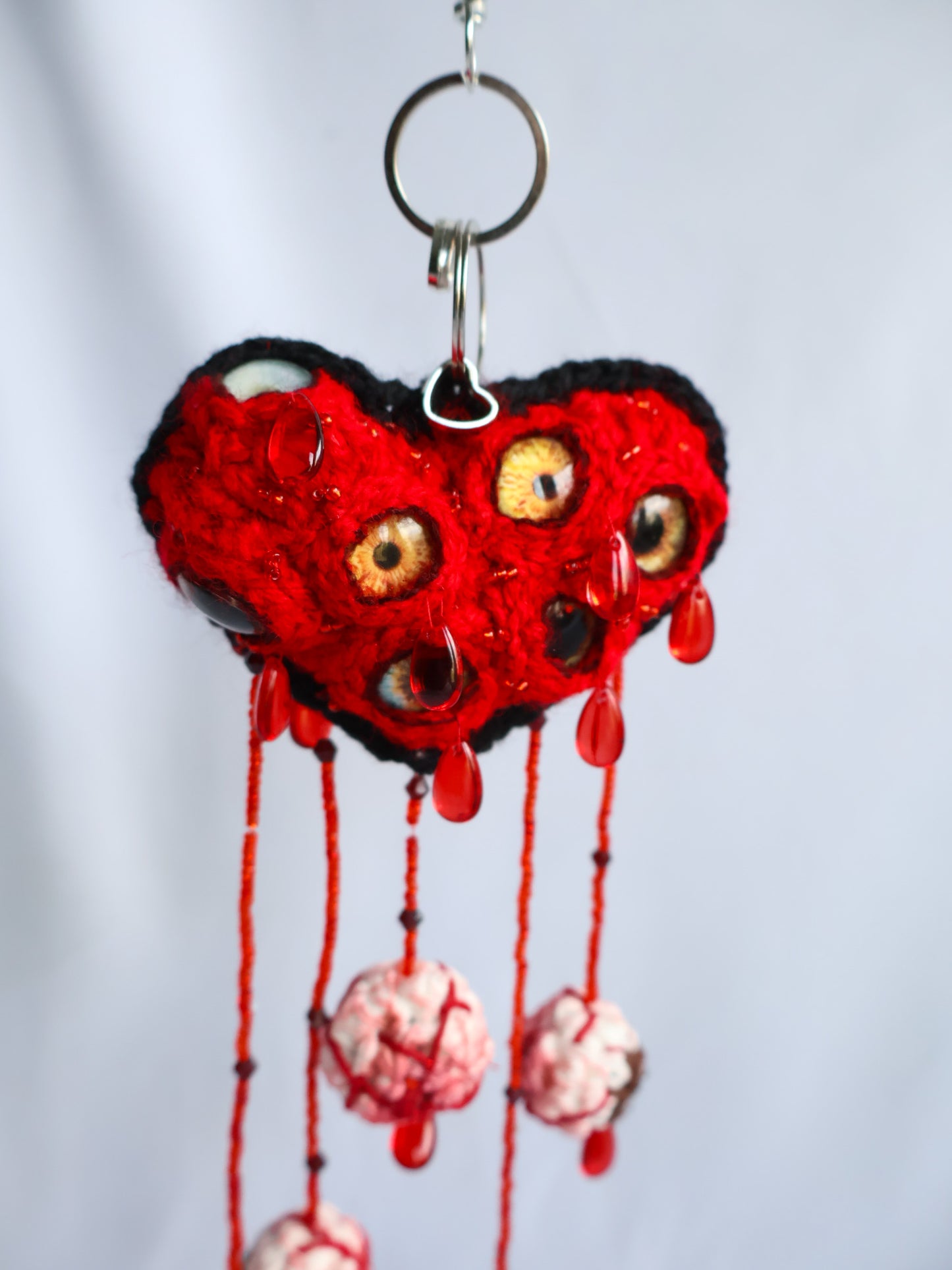 100 Eyes Keychain