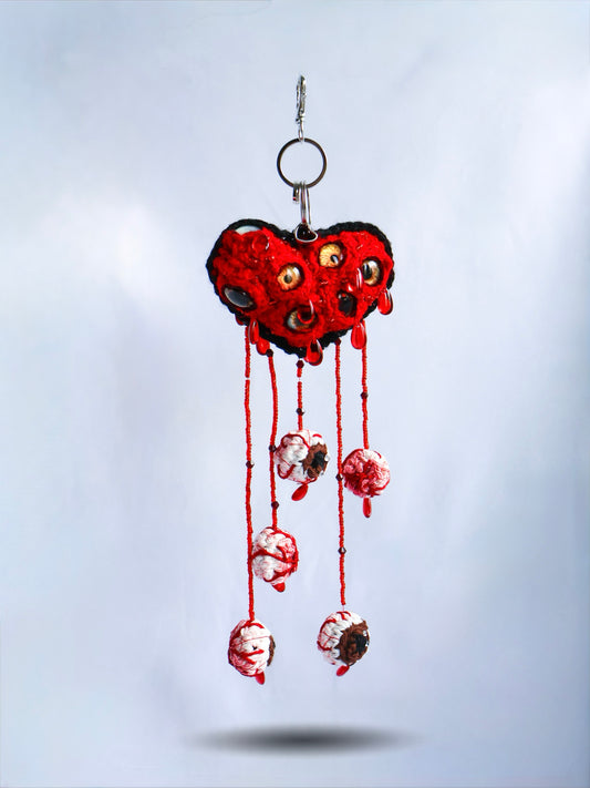100 Eyes Keychain