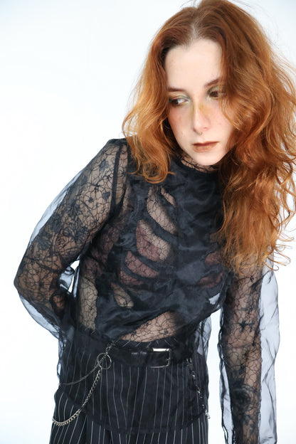Metrom Ribcabe Upcycled Top