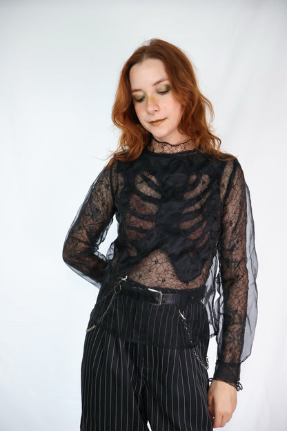 Metrom Ribcabe Upcycled Top