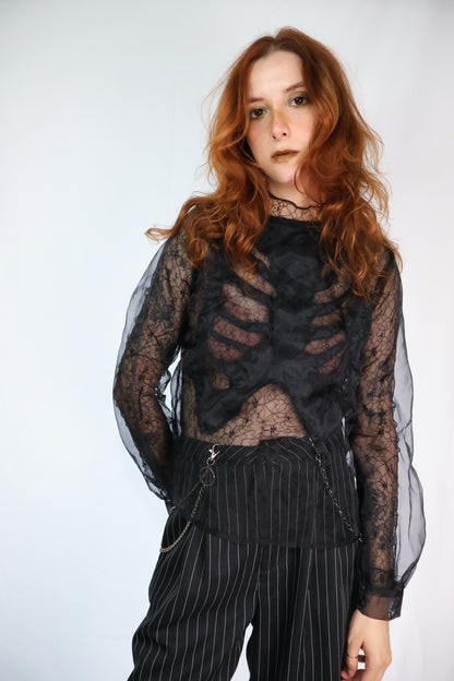 Metrom Ribcabe Upcycled Top