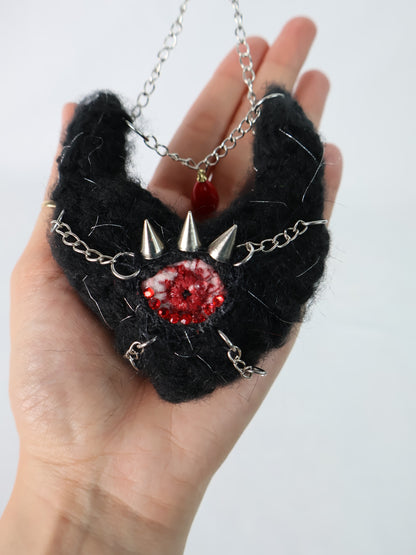 Devil Black Heart Keychain