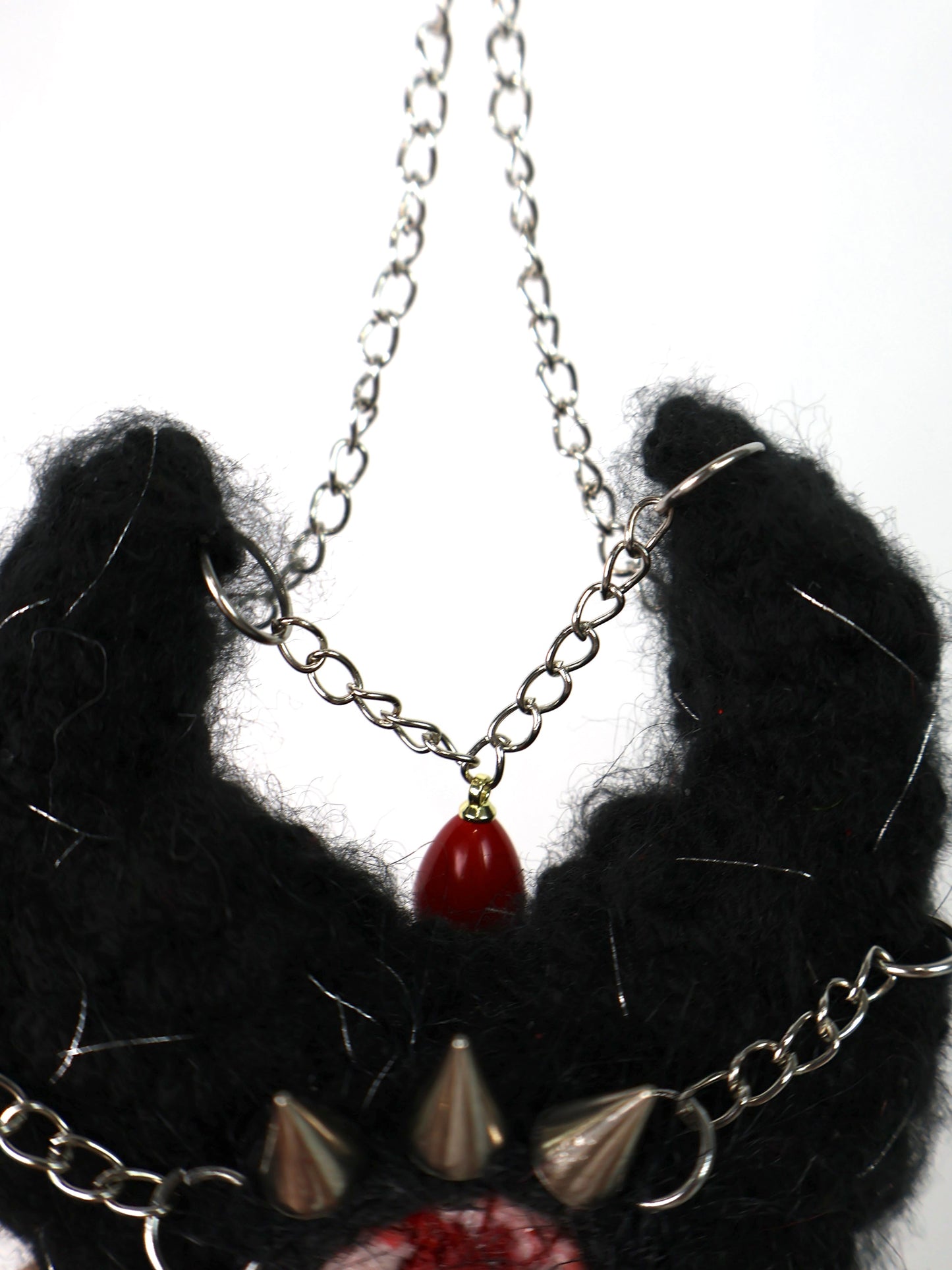 Devil Black Heart Keychain