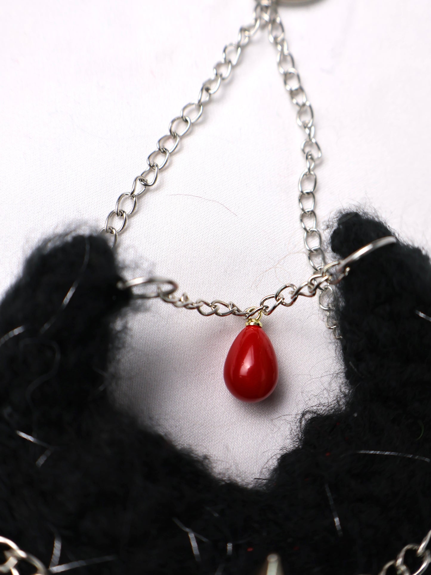 Devil Black Heart Keychain