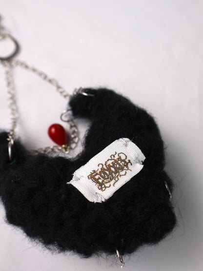 Devil Black Heart Keychain