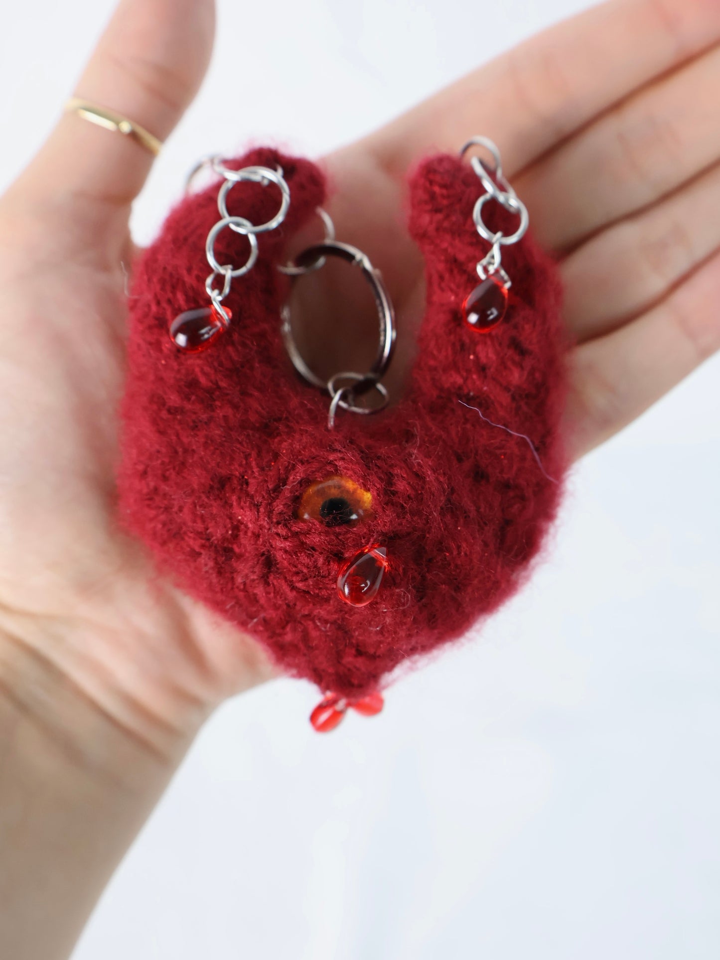 Devil Heart Keychain