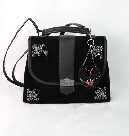 Devil Black Heart Keychain