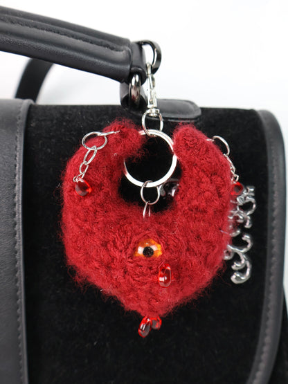 Devil Heart Keychain